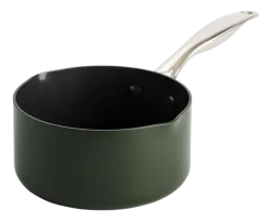 Steelpan Dagelijkse Kost Door Jeroen Meus Met Keramische Antikleeflaag Met 2 Tuiten 16 cm
