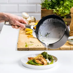 Steelpan Greenpan Copenhagen Met Keramische Antikleeflaag Met 2 Tuiten 16 cm