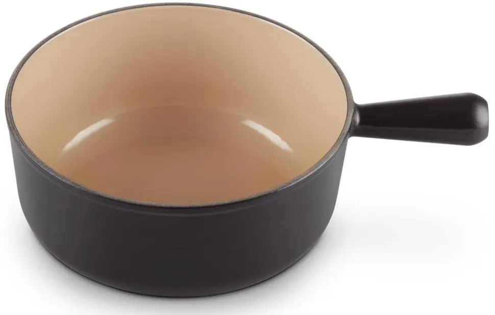 Steelpan Le Creuset Gietijzer Mat Zwart 24 cm
