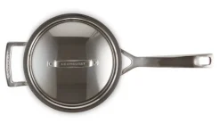 Steelpan Le Creuset Magnetik Inox met Deksel 18 cm