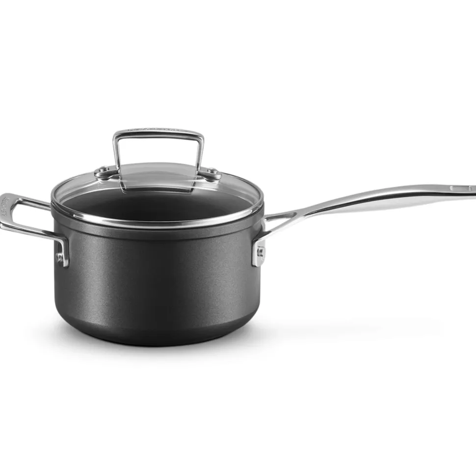 Steelpan Le Creuset Met Anti-aanbaklaag + Deksel Zwart 16 cm