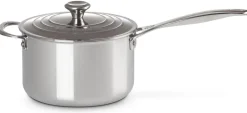 Steelpan Le Creuset RVS Plus + Extra Handvat 20 cm