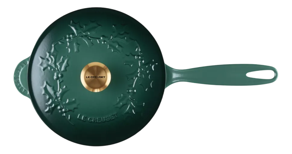 Steelpan Le Creuset Winter Holly Collection Artichaut 21 cm