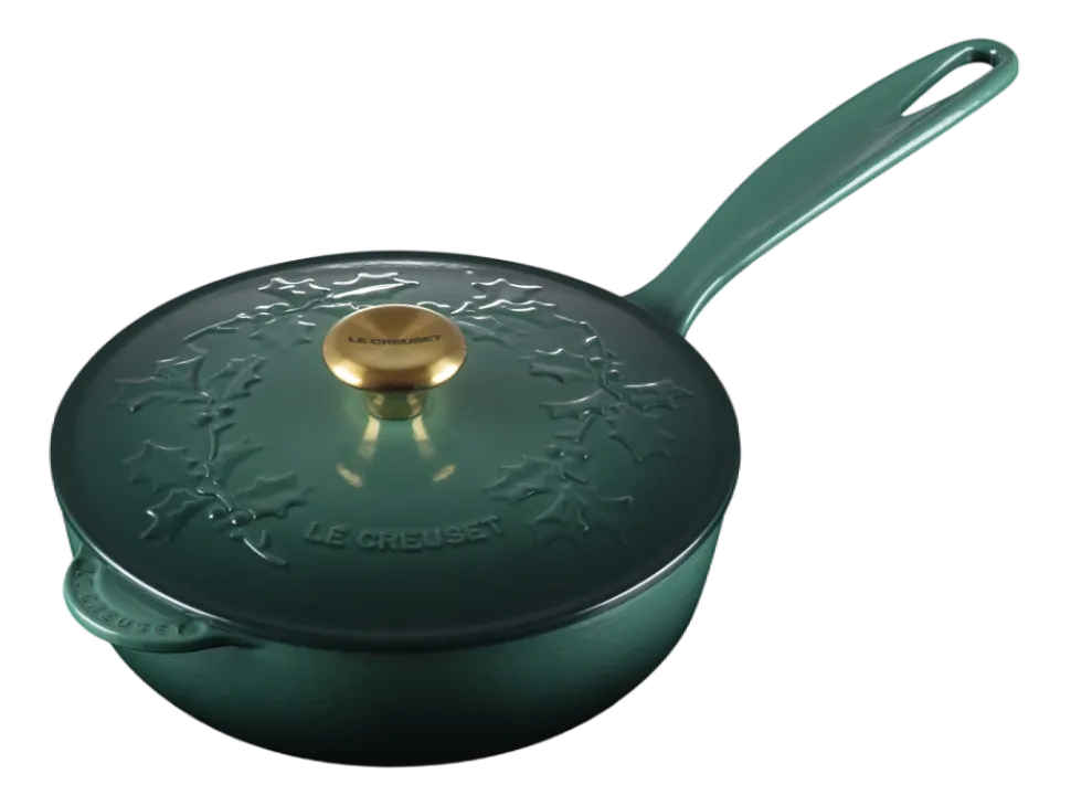 Steelpan Le Creuset Winter Holly Collection Artichaut 21 cm