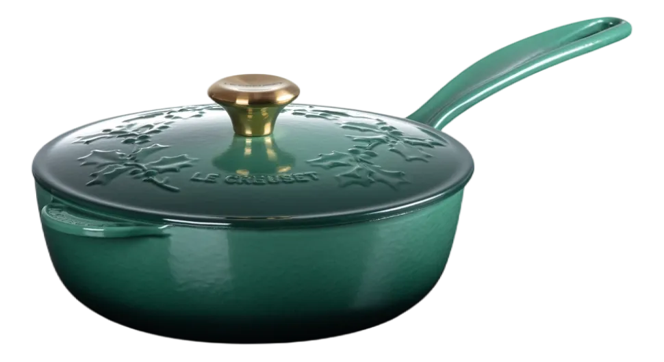 Steelpan Le Creuset Winter Holly Collection Artichaut 21 cm