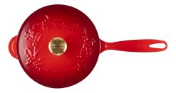 Le Creuset Steelpan Winter Holly Collection Kersenrood 21 cm Online