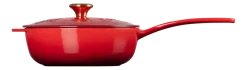 Le Creuset Steelpan Winter Holly Collection Kersenrood 21 cm Online