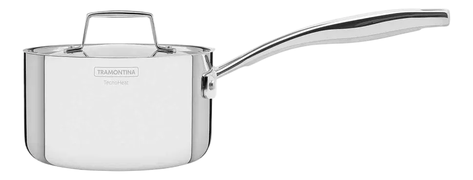 Steelpan Tramontina Grano 3-Laags Zilver 16 cm