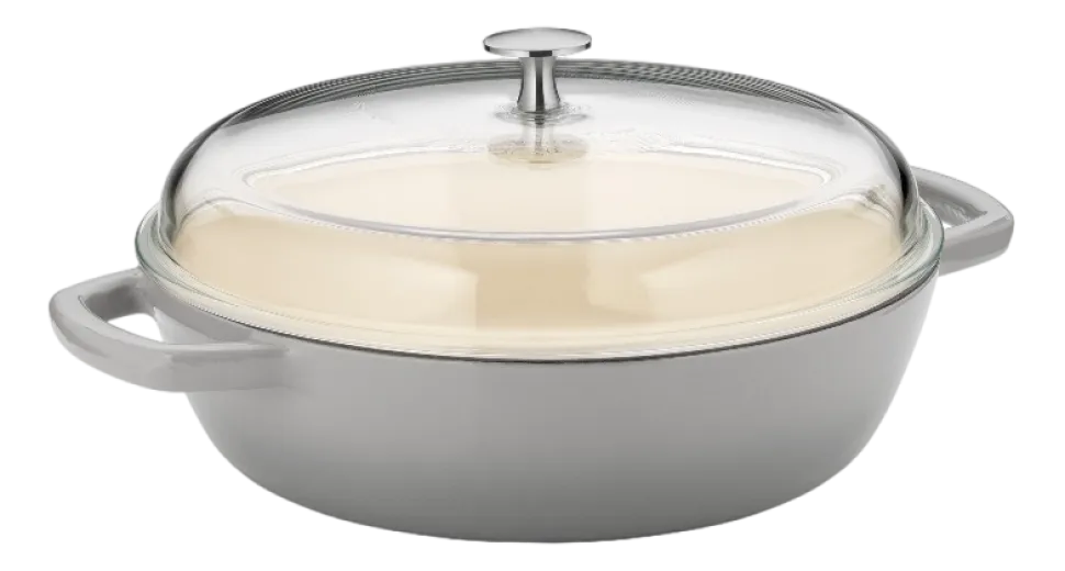 Stoofpan Kela Calido Met Deksel Grijs 28 cm