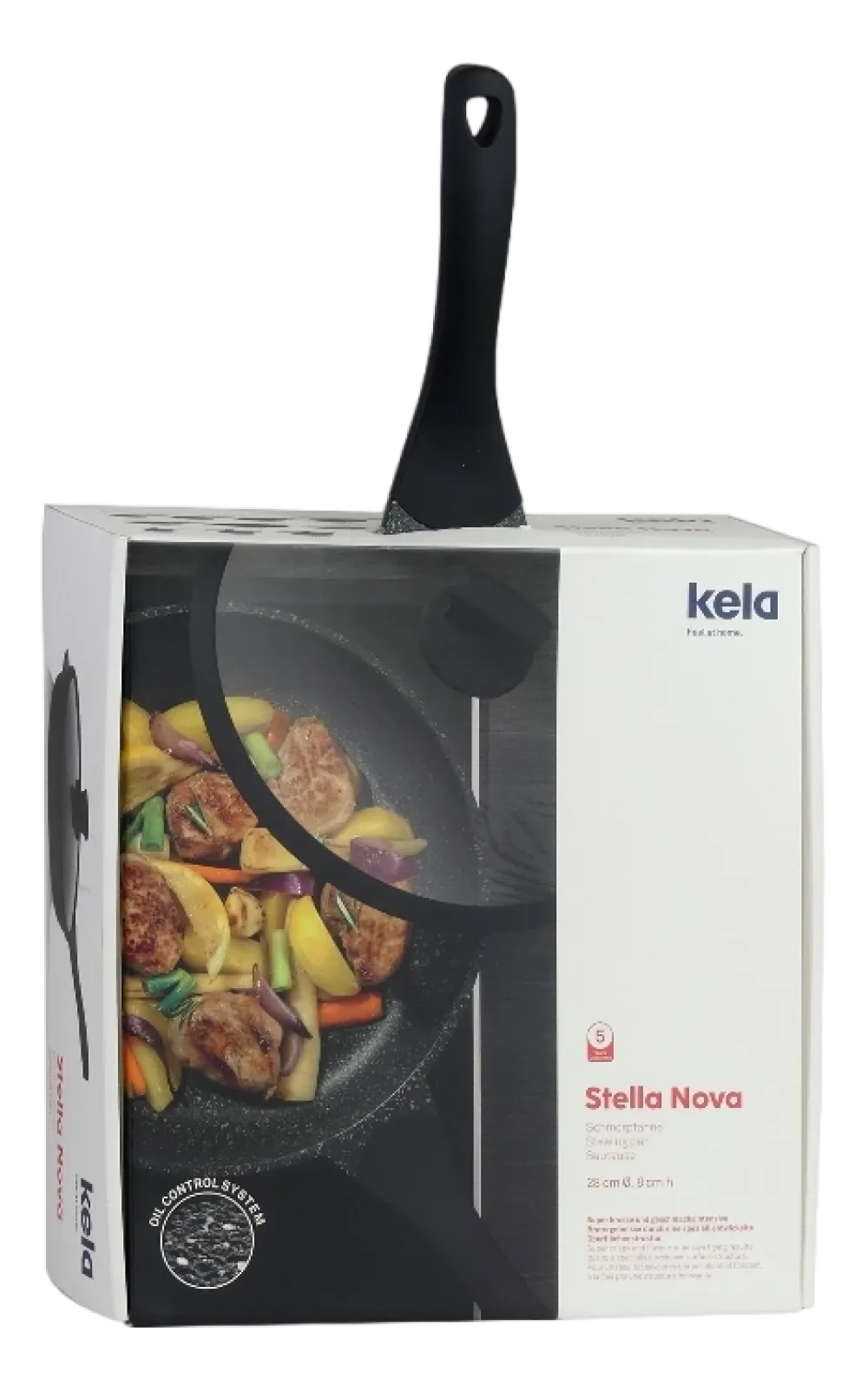 Kela Stoofpan Stella Nova Zwart 28 cm
