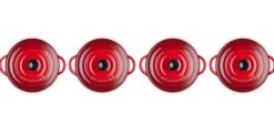 Stoofpannetje Le Creuset Kersenrood 10 cm (4-Delig)