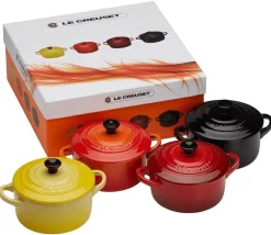 Le Creuset Stoofpannetje Multi 10 cm (4-Delig) Best