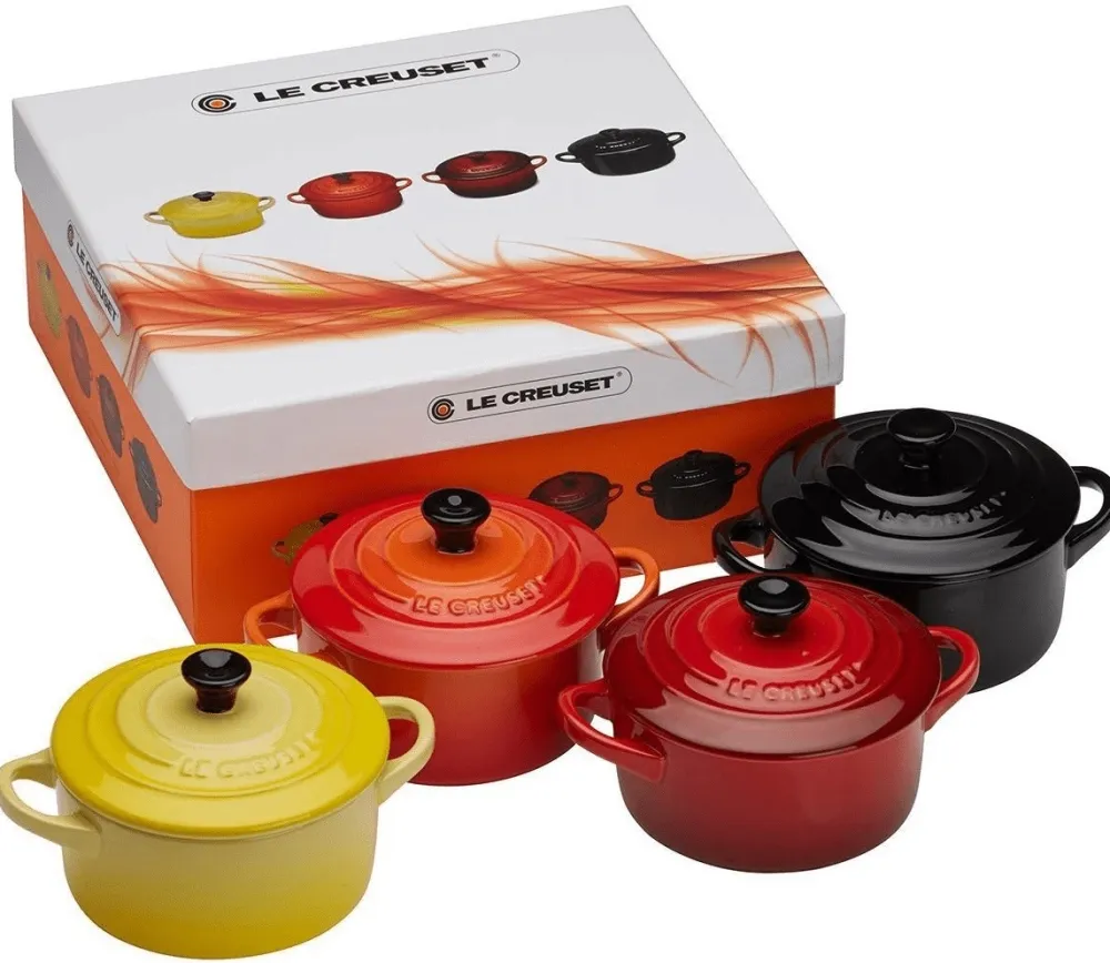 Le Creuset Stoofpannetje Multi 10 cm (4-Delig) Best