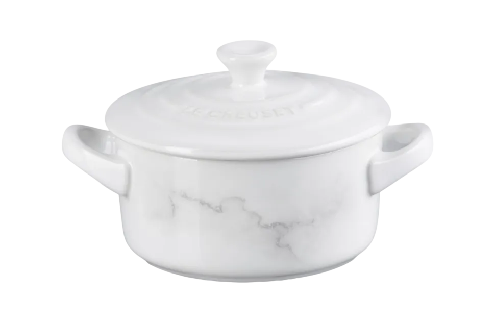 Stoofpannetje Le Creuset Wit Marble 10 cm