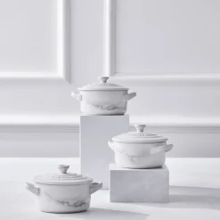 Stoofpannetje Le Creuset Wit Marble 10 cm