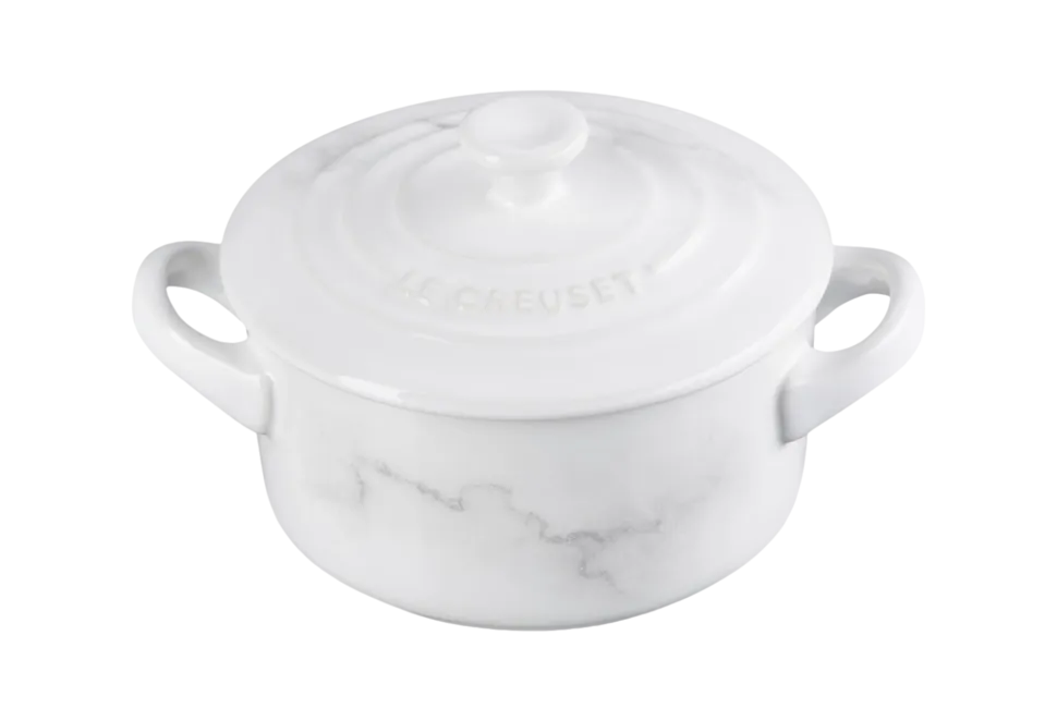 Stoofpannetje Le Creuset Wit Marble 10 cm