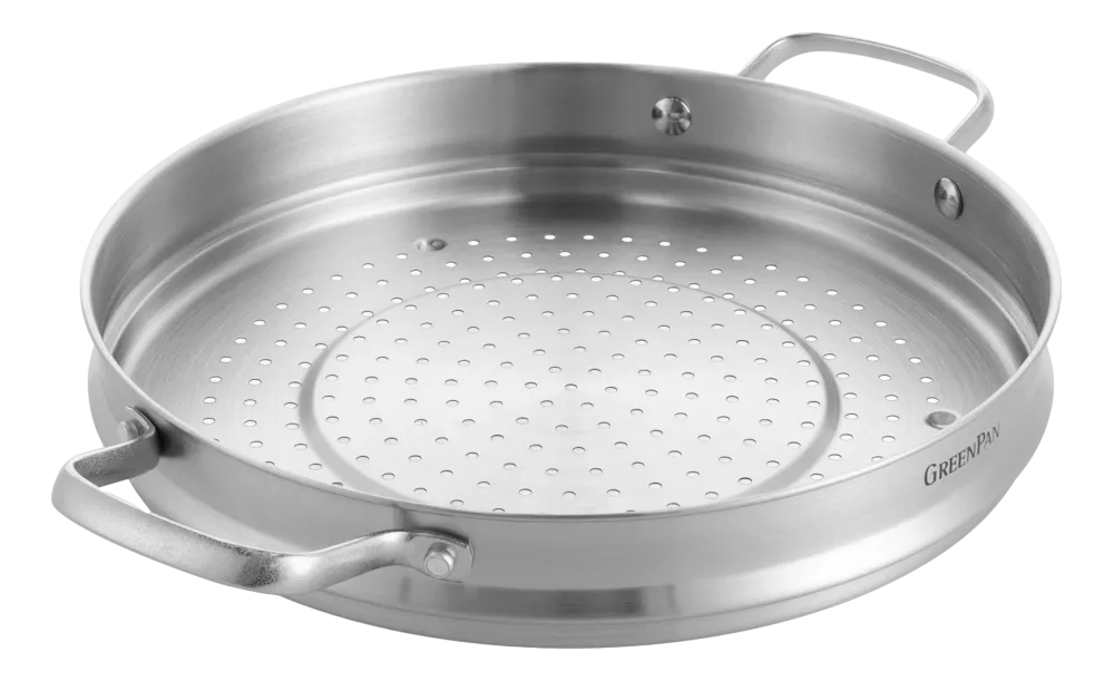 GreenPan Stoominzet Zilver