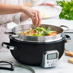 GreenPan Stoominzet Zilver