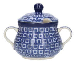Bunzlau Castle Suikerpot Blue Diamond 200 ml New