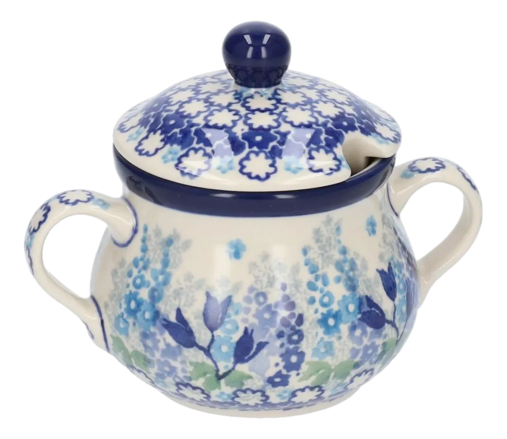 Bunzlau Castle Suikerpot Blue Garden 200 ml Discount