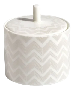 Suikerpot Missoni Zig Zag White