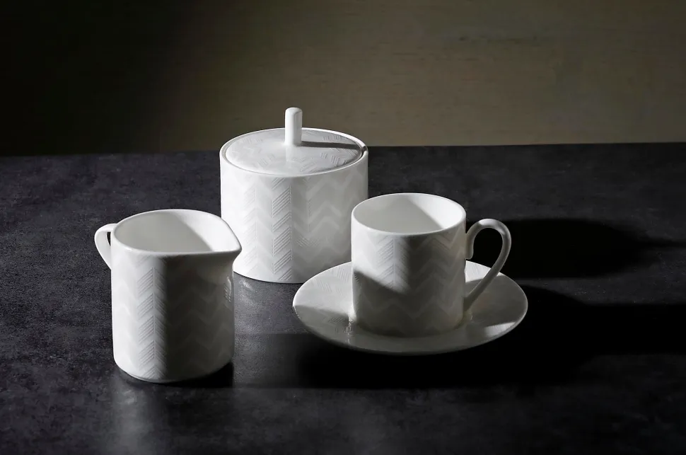 Suikerpot Missoni Zig Zag White