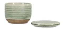 Suikerpot Salt & Pepper Cameo Green 7 x 6 cm