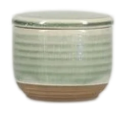 Suikerpot Salt & Pepper Cameo Green 7 x 6 cm