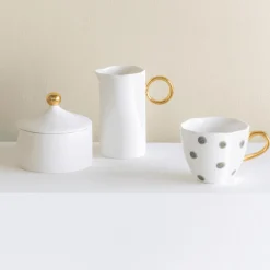 Suikerpot Urban Nature Culture Good Morning White Gold 9,5 x 9 cm