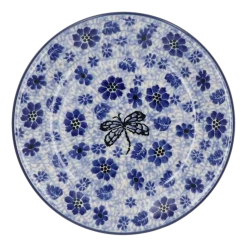 Taartbord Bunzlau Castle Plat Dragonfly (15,5 cm)