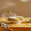 Taartplateau Alessi Mattina Warm Grey