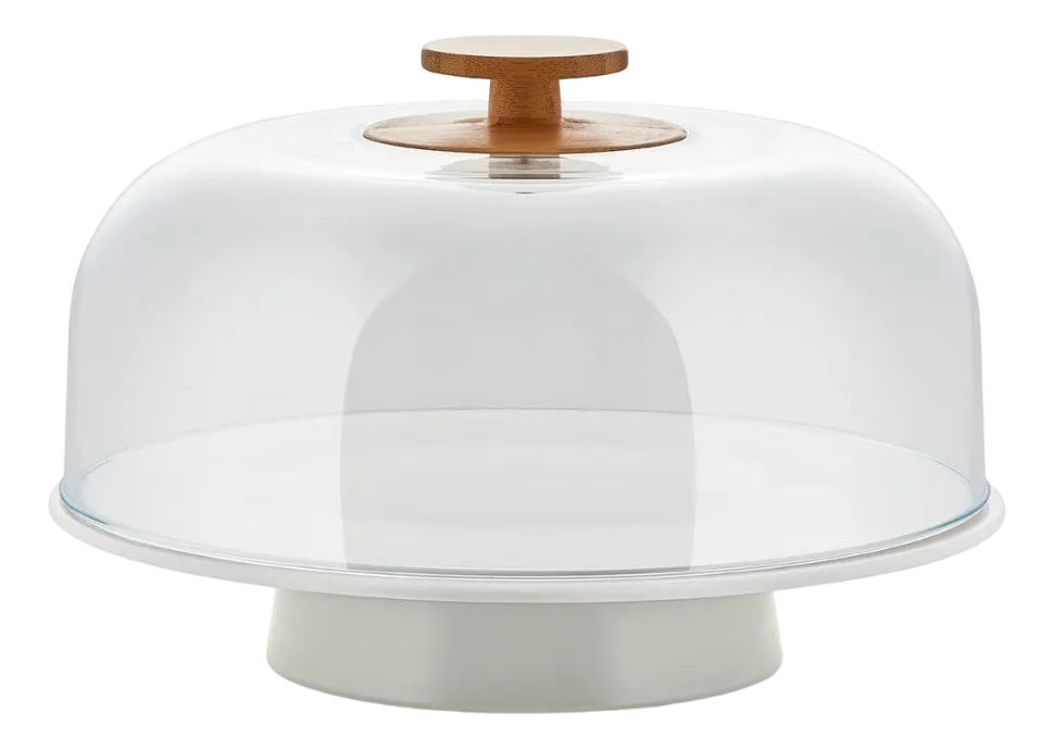Taartplateau Alessi Mattina Warm Grey