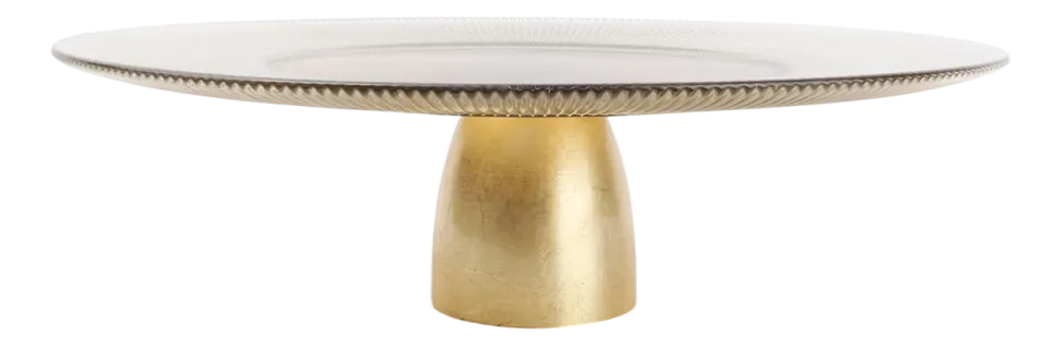 Taartplateau Salt & Pepper Glint Gold 33 x 10 cm