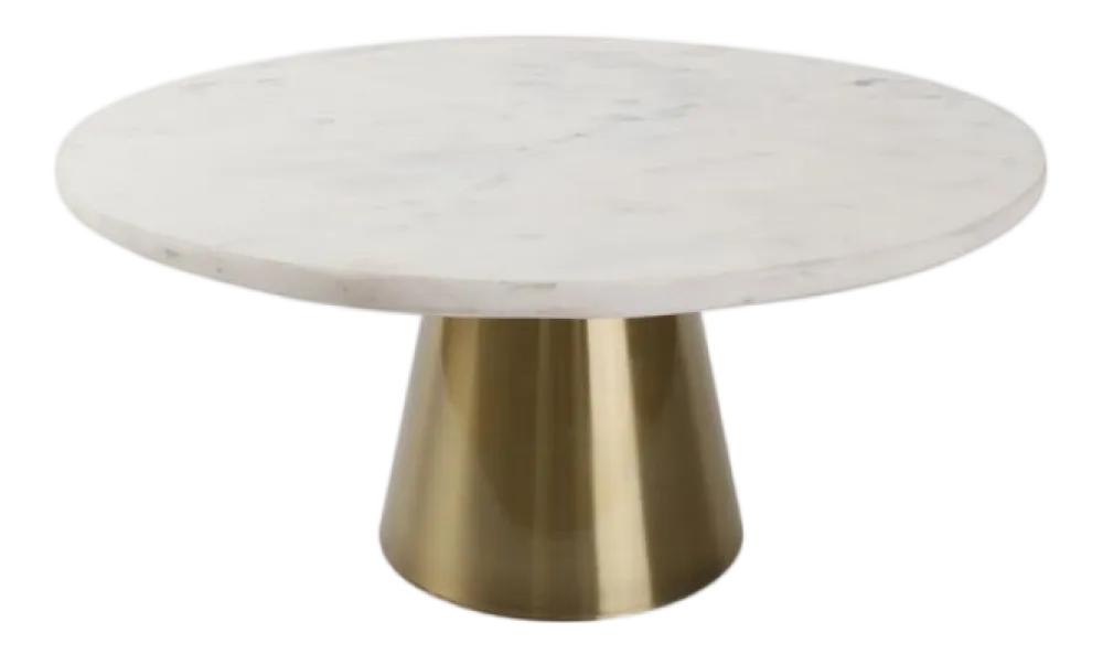 Salt & Pepper Taartplateau Glint White / Gold 30 x 14 cm New
