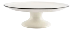 Taartplateau Salt & Pepper Nero White 31 x 10,5 cm