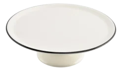 Taartplateau Salt & Pepper Nero White 31 x 10,5 cm