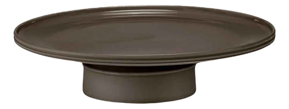Taartplateau Serax Dune Tableware By Kelly Wearstler Dark Brown 33 x 33 x 7,5 cm