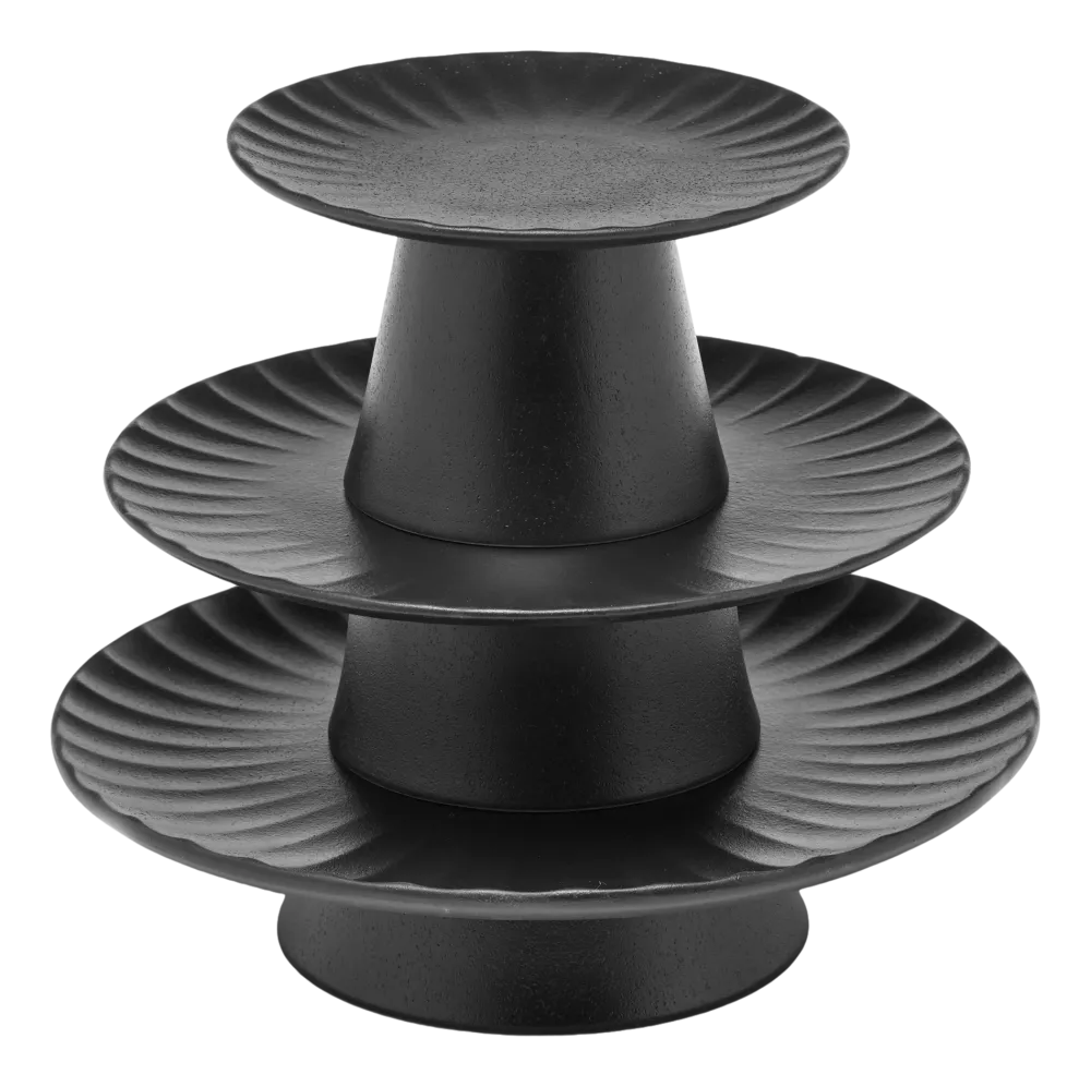 Serax Taartplateau Inku Tableware Black L 24 x 24 x 6,5 cm Clearance