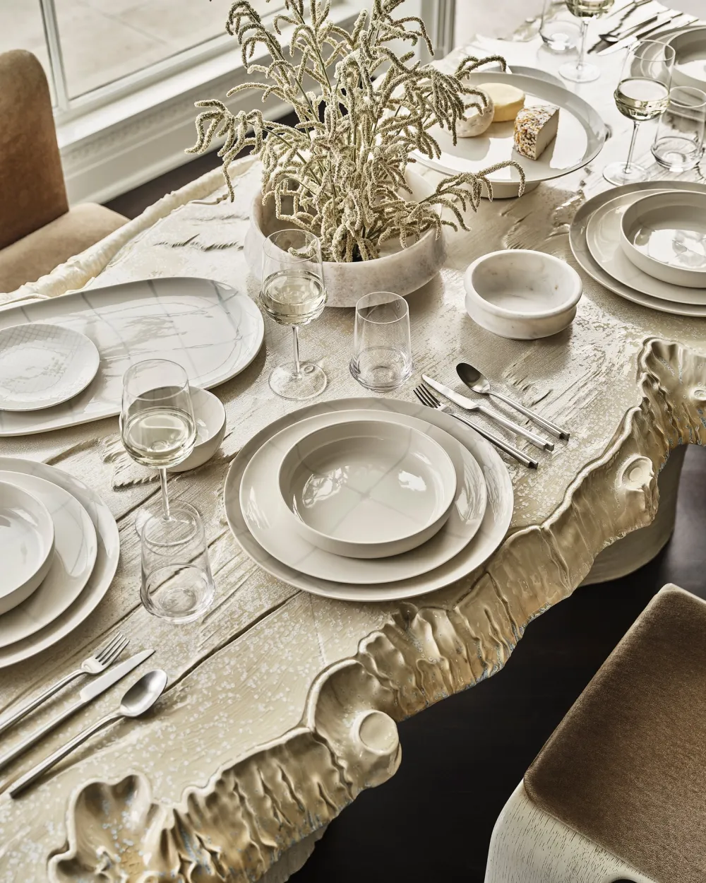 Serax Taartplateau Zuma Tableware By Kelly Wearstler White 33 x 33 x 8 cm Sale