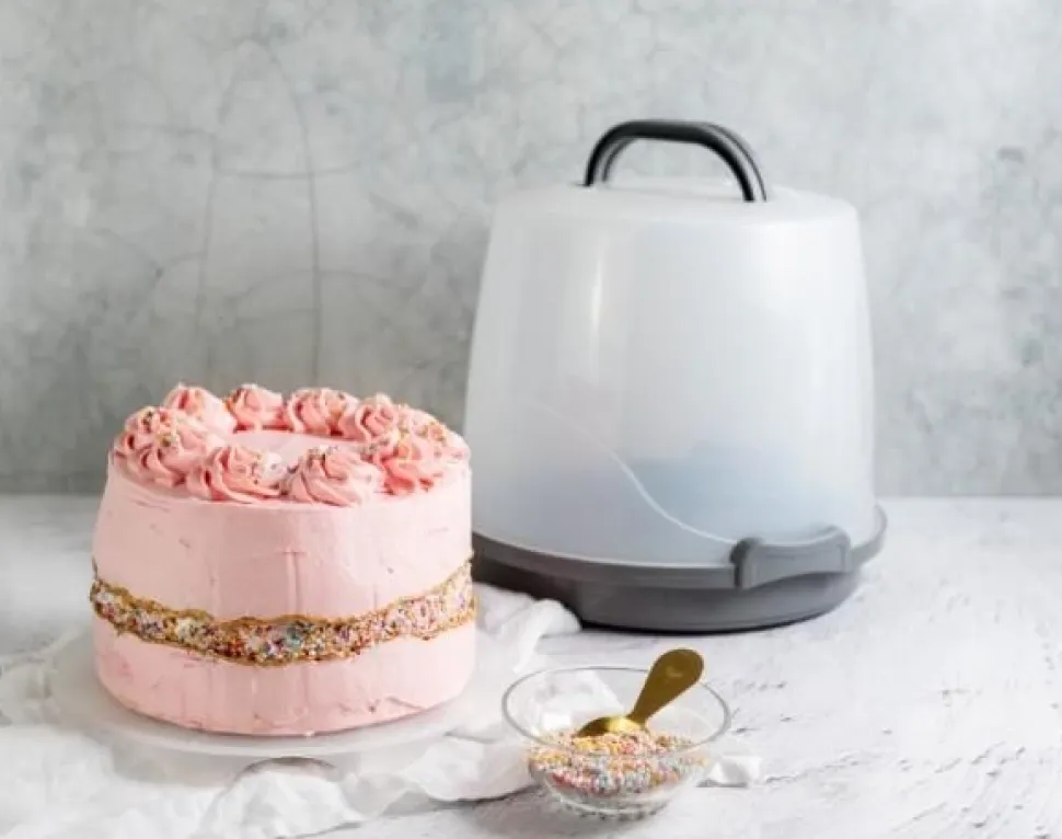 Taarttranspotdoos Dr. Oetker Bake&Go Extra Hoog