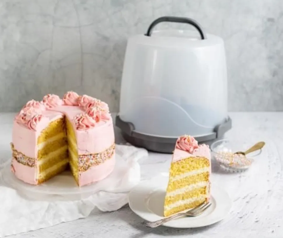 Taarttranspotdoos Dr. Oetker Bake&Go Extra Hoog