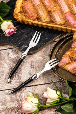 Taartvorkje Laguiole Style de Vie Premium Line Zwart (6-Delig)