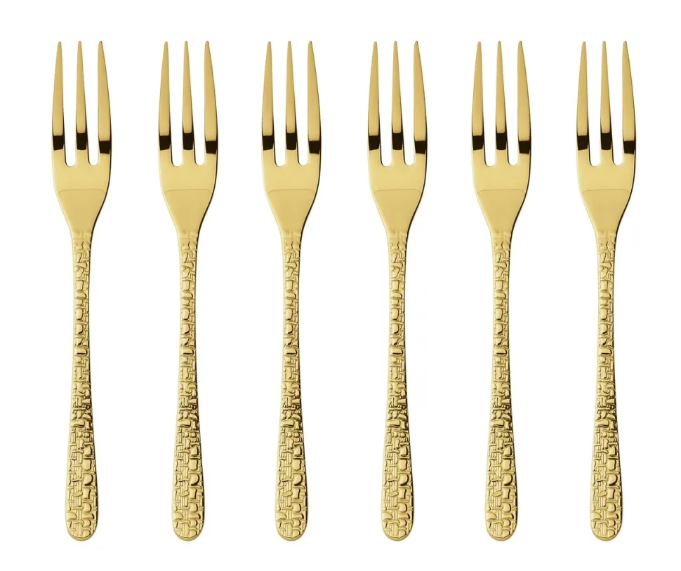 Taartvork Sambonet Venezia PVD Gold (6-Delig)