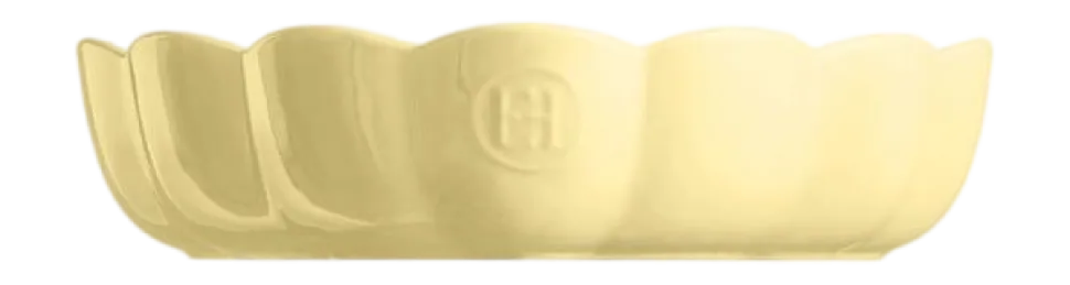Taartvorm Emile Henry Madeleine Vanille Hart Gegolfd