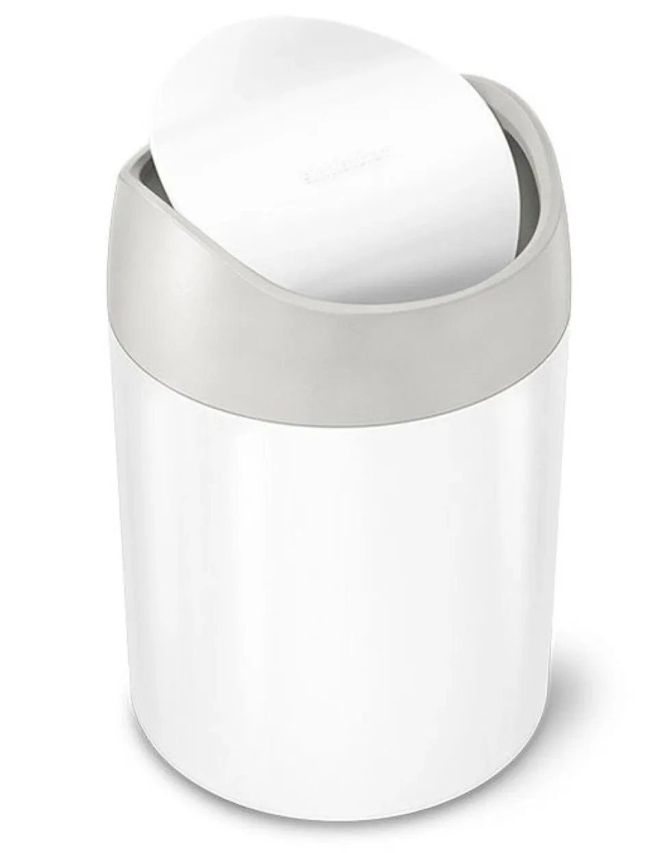 Tafelafvalemmer simplehuman Mini Can Wit 1,5L
