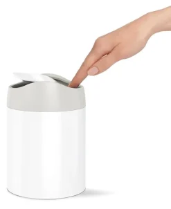 Tafelafvalemmer simplehuman Mini Can Wit 1,5L