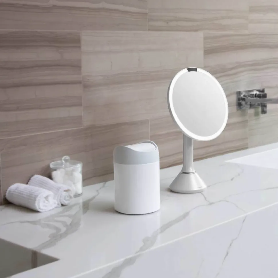 Tafelafvalemmer simplehuman Mini Can Wit 1,5L