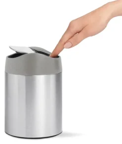 simplehuman Tafelafvalemmer Mini Can Zilver 1,5L Online