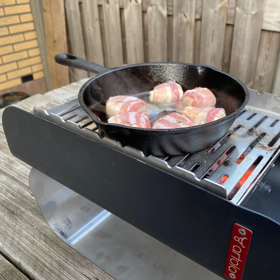Tafelbarbecue Artola Trunqy Zwart Zilver