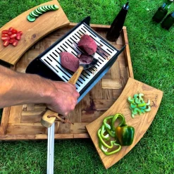 Tafelbarbecue Artola Trunqy Zwart Zilver